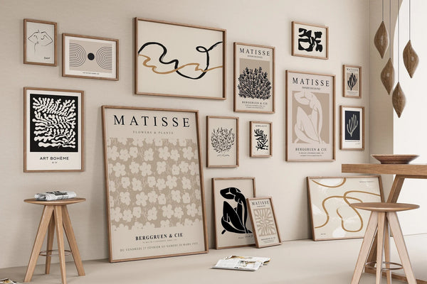 Opdag vores beige Matisse plakater. Tilføj sofistikeret stil til dit hjem med smukke kunstværker. Perfekte til stue, hjem og værelse. Køb plakater online nu.