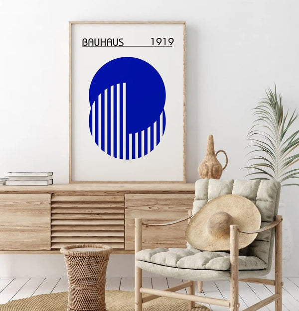 Bauhaus 1919 Circles Plakat