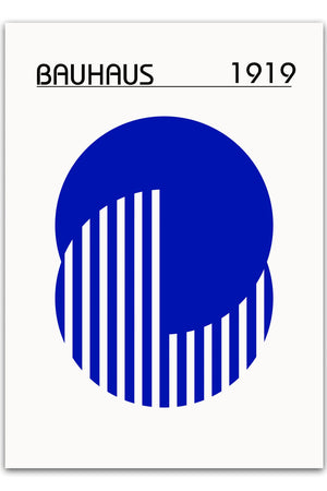 Bauhaus 1919 Circles Plakat