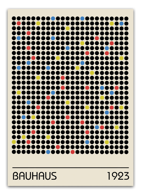 Bauhaus 1923 Dots Plakat