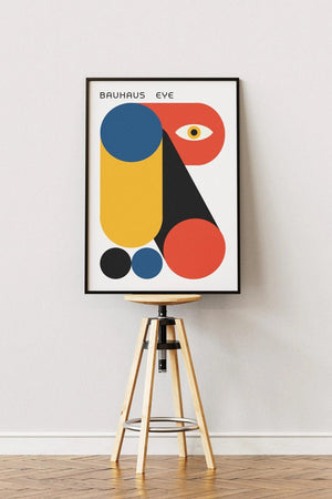 Bauhaus Red Eye Ellens ShopBauhaus Red Eye Plakat