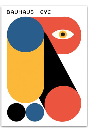 Bauhaus Red Eye Plakat
