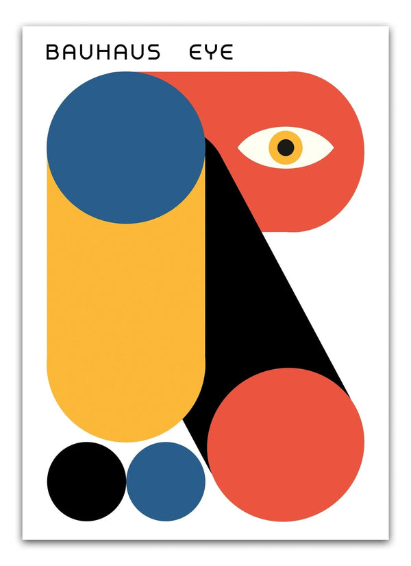 Bauhaus Red Eye Plakat