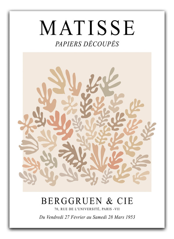 Beige Papiers Matisse Plakat