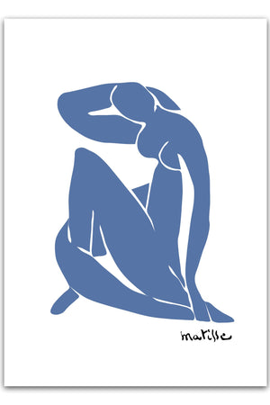 Blue Madame Matisse Plakat