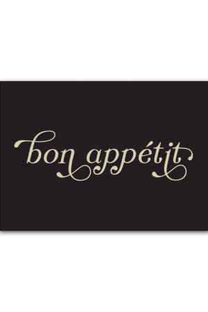 Se vores Bon Appetit Plakat - Perfekt Til Køkkenet & Hjemmet