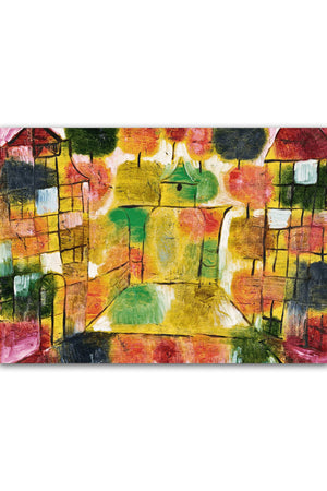 Colored Garden Paul Klee Plakat