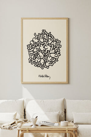 Cluster Circle - Keith Haring Plakat