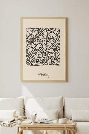 Cluster Square - Keith Haring Plakat