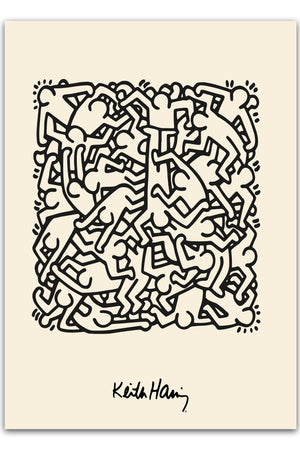 Cluster Square - Keith Haring Plakat