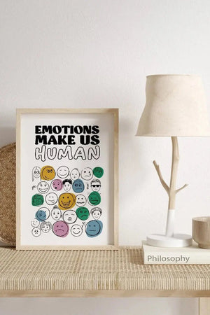 Emotions Makes Us HumanKøb store vintage & retro plakater hos Ellens Shop. Med historiske bands i fokus er der skabt billige design plakater til hjemmet. Plakaterne findes i store & små størrelser som passer til forskellige rammer. Vores posters findes i de populære størrelser 50x70 & 70x10 men også som A4 & A3. Søg også i gamle kollektioner: Jeg skal nu skrive en nye tekst til en plakat med et citat på.