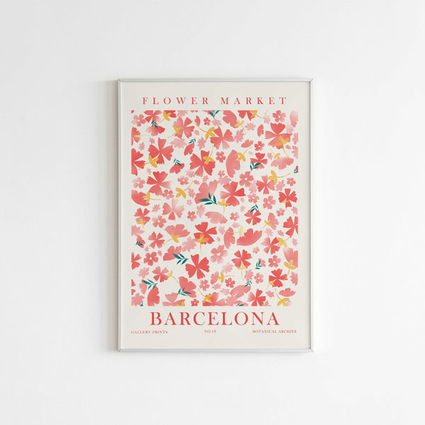 Matisse Plakat | "Flower Market Barcelona No.18" Poster  | Køb fra Ellensshop.dk