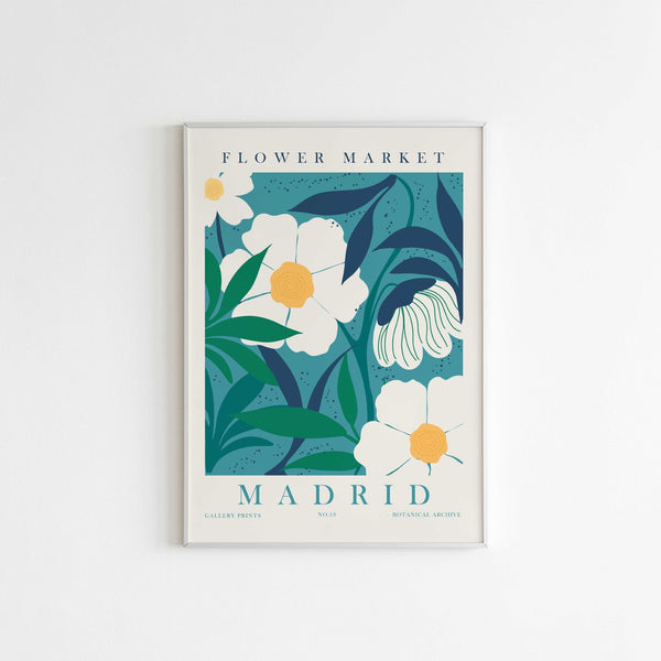 Matisse Plakat | "Flower Market Amsterdam No.3" Poster  | Køb plakatFlower Market Madrid No.10 Plakat
