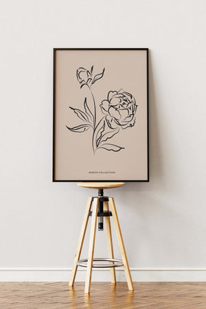 Galerie Jardin Flower Plakat