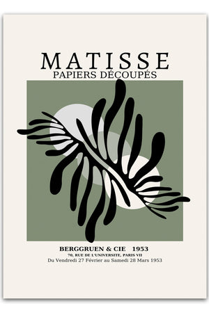 Grøn Matisse Plakat