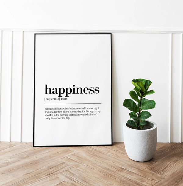 Happiness - Citatplakat