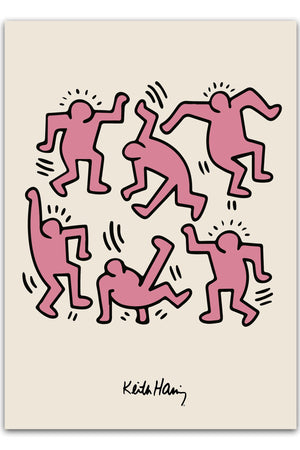 Keep Dancing - Keith Haring Plakat