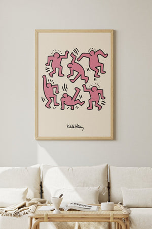 Keep Dancing - Keith Haring Plakat