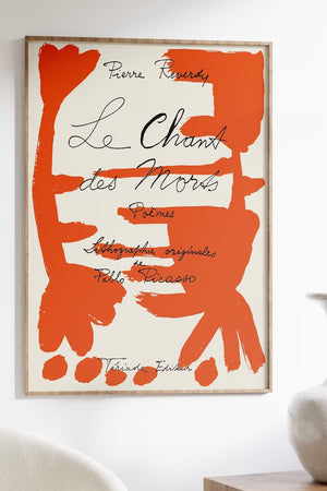 Le Chants Des Morts - Picasso Plakat