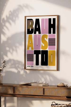 Love You Bauhaus Plakat