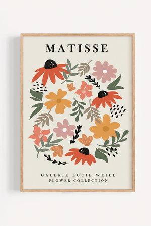 Lucie Weill Flower - Matisse Plakat