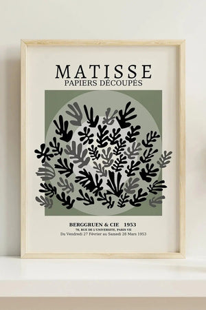 Grøn Matisse Plakat | 