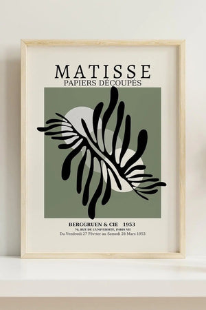 Grøn Matisse Plakat 
