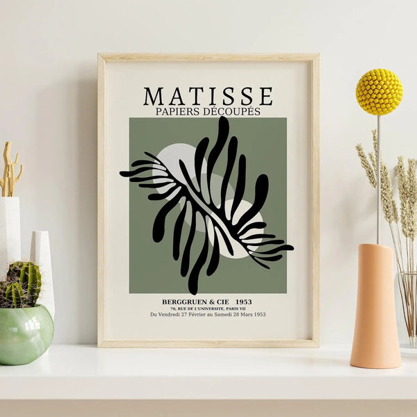 Grøn Matisse Plakat 