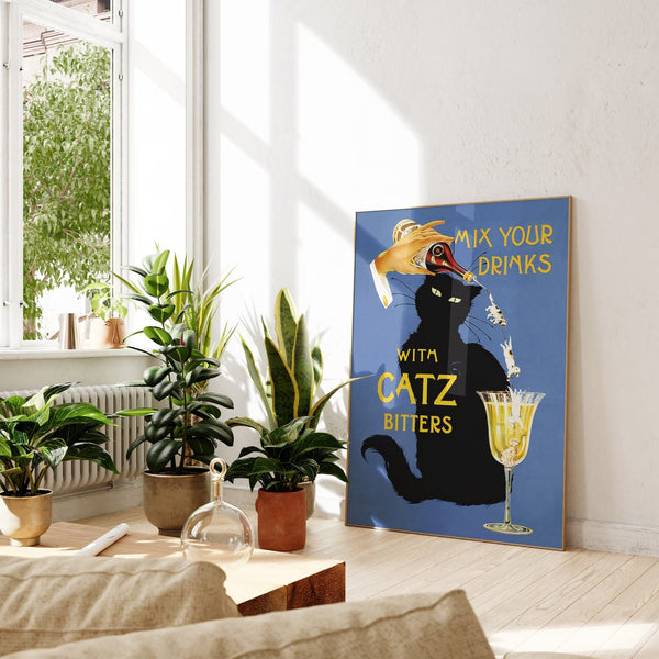 Mix Your Drinks With Catz Bitters Plakat