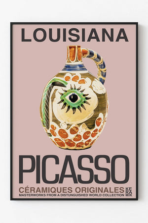 Picasso Ceramics Louisiana Plakat