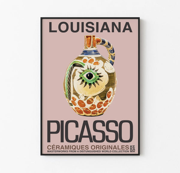 Picasso Ceramics Louisiana Plakat