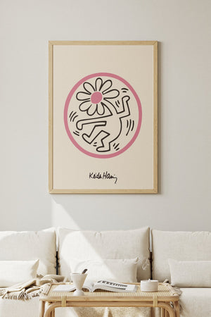 Pink Dancer - Keith Haring Plakat