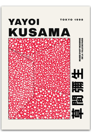 Red Tokyo Kusama 1988 Plakat