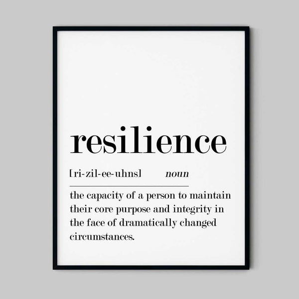 Citatplakater - Resilience Definition Ellens Shop