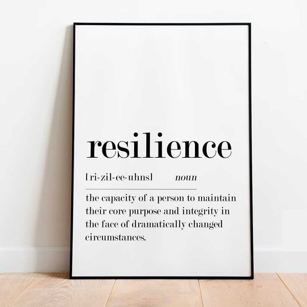 Citatplakater - Resilience Definition Ellens Shop