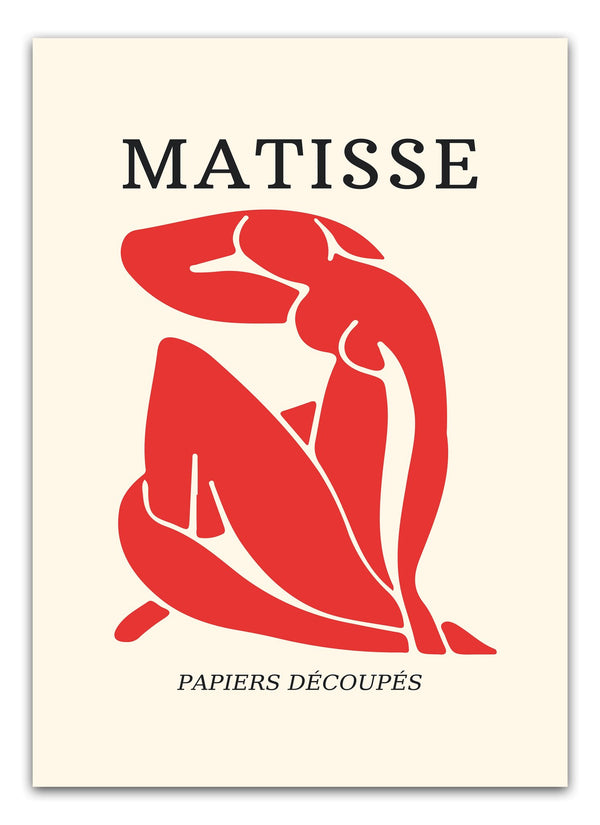 Rød Madame Matisse Plakat