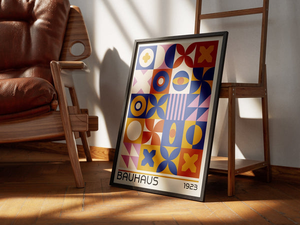 Symbols Bauhaus Plakat – Geometrisk Kunst til Dit Hjem