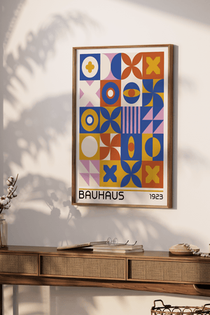 Symbols Bauhaus Plakat – Geometrisk Kunst til Dit Hjem