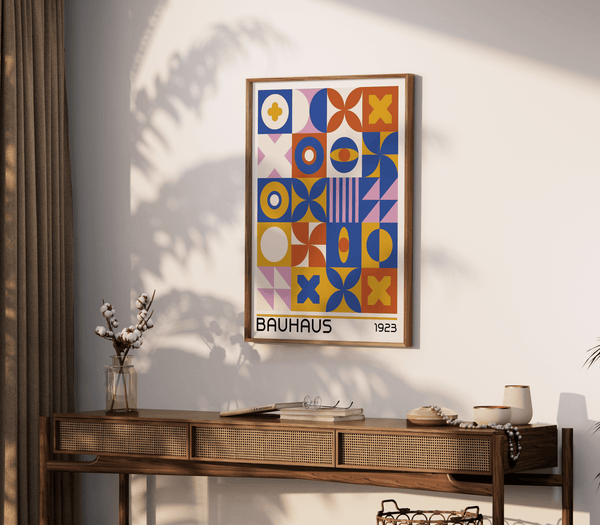 Symbols Bauhaus Plakat – Geometrisk Kunst til Dit Hjem