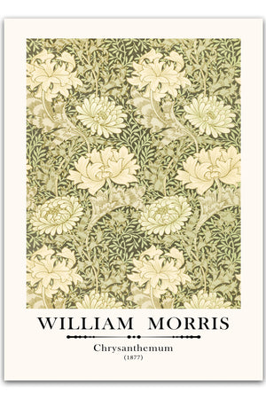 William Morris - Chrysanthemum Plakat