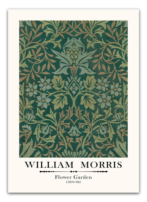 William Morris - Flower Garden Plakat