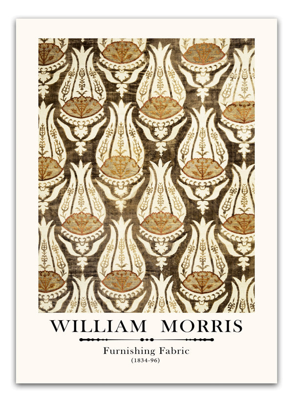 Køb vores William Morris Plakat | "Furnishing Fabric plakat