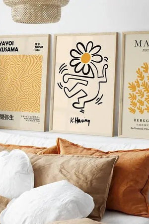 Gul Matisse Flower Dancing Plakat
